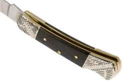 Case Lockback Ebony Wood, Worked Bolsters, 59672, 71225L SS Pocket Knife -Knife Sale Shop CE59672 05 case knives