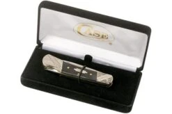Case Lockback Ebony Wood, Worked Bolsters, 59672, 71225L SS Pocket Knife -Knife Sale Shop CE59672 07 case knives