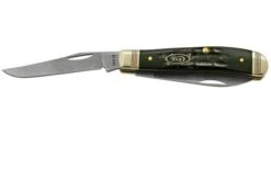 Case Mini Trapper Buffalo Horn 65093, S35VN Pocket Knife
