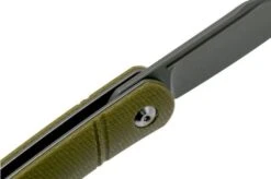 Civivi Appalachian Drifter C2015B Olive Micarta Gentleman's Knife -Knife Sale Shop CIC2015B 06 civivi