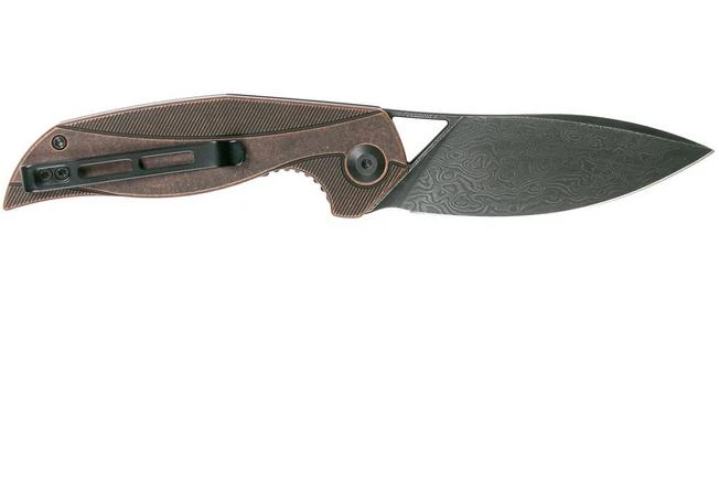 Civivi Anthropos C903DS-3 Damascus, Copper Pocket Knife, Elijah Isham Design 2 Civivi Anthropos C903DS-3 Damascus, Copper Pocket Knife, Elijah Isham Design - Image 2