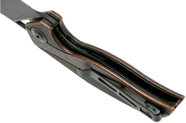 Civivi Anthropos C903DS-3 Damascus, Copper Pocket Knife, Elijah Isham Design 5 Civivi Anthropos C903DS-3 Damascus, Copper Pocket Knife, Elijah Isham Design - Image 5