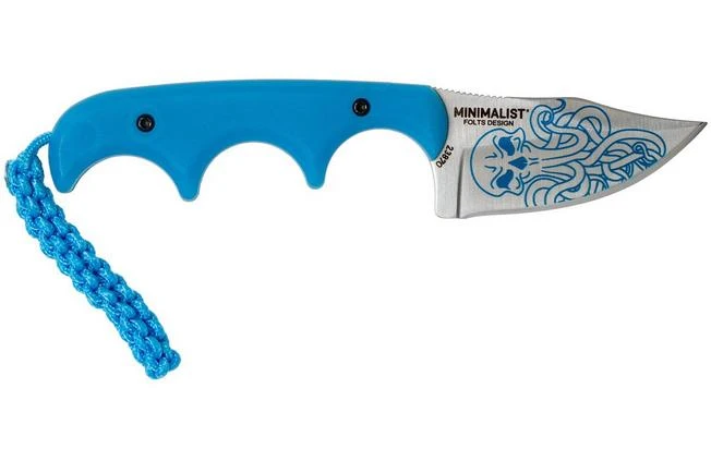 CRKT Minimalist Bowie Cthulhu 2387O Neck Knife, Alan Folts Design 2 CRKT Minimalist Bowie Cthulhu 2387O Neck Knife, Alan Folts Design - Image 2