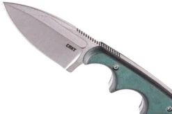 CRKT Minimalist Spear Point, Green Black, Neck Knife, Alan Folts Design -Knife Sale Shop CK 2396 03 crkt