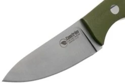 Casström Safari Olive G10 Hunting Knife 10607 Leather Sheath, Alan Wood Design -Knife Sale Shop CM10607 03 casstrom