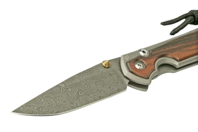 Chris Reeve Small Sebenza 31 Inlay Macassar Ebony Damascus Raindrop Drop Point 3 Chris Reeve Small Sebenza 31 Inlay Macassar Ebony Damascus Raindrop Drop Point - Image 3