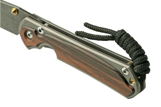 Chris Reeve Small Sebenza 31 Inlay Macassar Ebony Damascus Raindrop Drop Point 4 Chris Reeve Small Sebenza 31 Inlay Macassar Ebony Damascus Raindrop Drop Point - Image 4