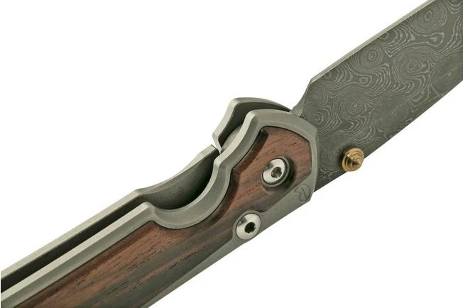 Chris Reeve Small Sebenza 31 Inlay Macassar Ebony Damascus Raindrop Drop Point 5 Chris Reeve Small Sebenza 31 Inlay Macassar Ebony Damascus Raindrop Drop Point - Image 5