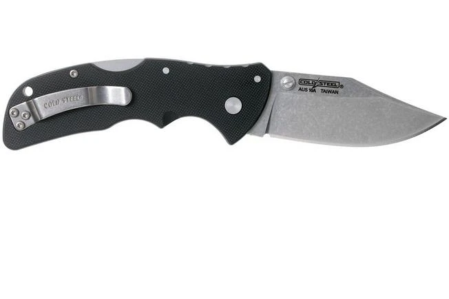Cold Steel Mini Recon 1 AUS10A Clip Point, Plain Edge 27BAC Pocket Knife 2 Cold Steel Mini Recon 1 AUS10A Clip Point, Plain Edge 27BAC Pocket Knife - Image 2