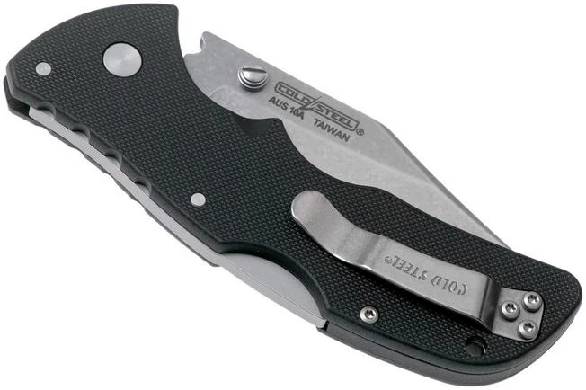 Cold Steel Mini Recon 1 AUS10A Clip Point, Plain Edge 27BAC Pocket Knife 4 Cold Steel Mini Recon 1 AUS10A Clip Point, Plain Edge 27BAC Pocket Knife - Image 4