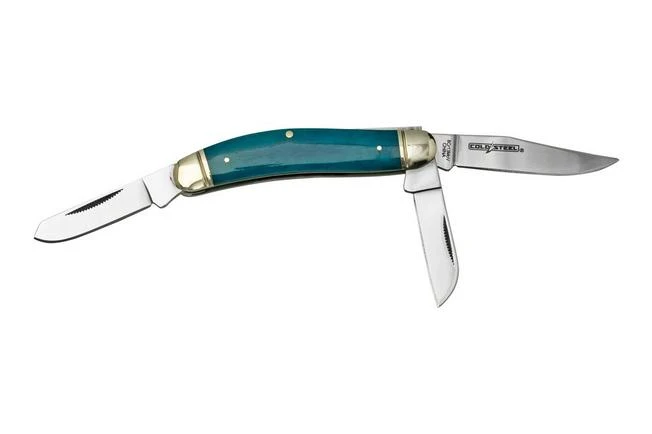 Cold Steel Gentleman's Stockman FL-GSTKM-B, Blue Bone, Pocket Knife 2 Cold Steel Gentleman's Stockman FL-GSTKM-B, Blue Bone, Pocket Knife - Image 2