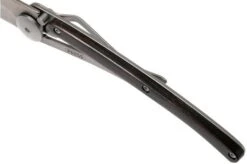 Deejo Tattoo 37g, Ebony Wood, Grizzly 1CB040 Pocket Knife -Knife Sale Shop DJ1CB040 07 deejo