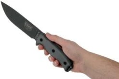 ESEE Model 6 Tactical Gunsmoke, Grey Handle 6P-TG With Black Sheath + Belt Clip -Knife Sale Shop EE ESEE 6P TG 06 esee knives