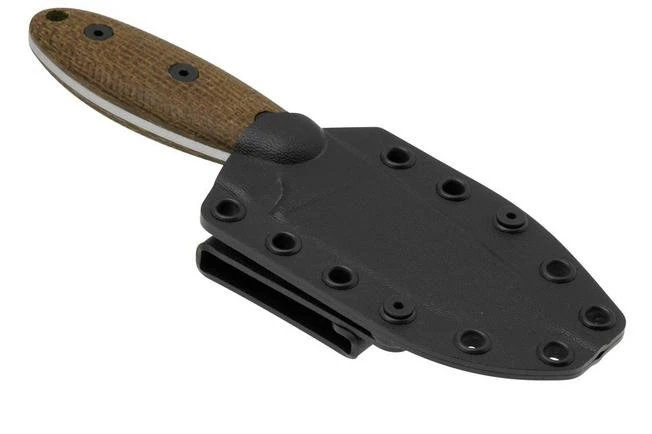 ESEE Sencillo ESEE-SENCILLO-A2, A2 Droppoint, 3D Burlap Mircarta Handle, Fixed Knife 6 ESEE Sencillo ESEE-SENCILLO-A2, A2 Droppoint, 3D Burlap Mircarta Handle, Fixed Knife - Image 6