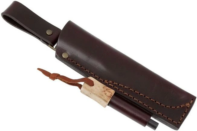 Leather Sheath And Firesteel For Brisa Trapper 95, 1562 1 Leather Sheath And Firesteel For Brisa Trapper 95, 1562