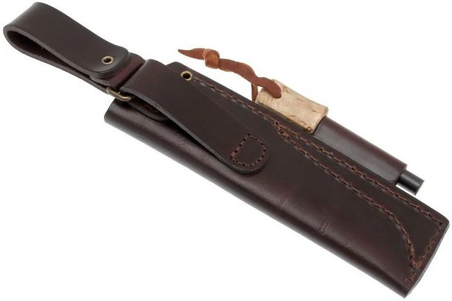 Leather Sheath And Firesteel For Brisa Trapper 95, 1562 2 Leather Sheath And Firesteel For Brisa Trapper 95, 1562 - Image 2