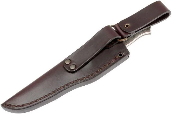 Brisa Trapper 95 - N690Co Scandi - Green Canvas Micarta - 2017 8 Brisa Trapper 95 - N690Co Scandi - Green Canvas Micarta - 2017 - Image 8