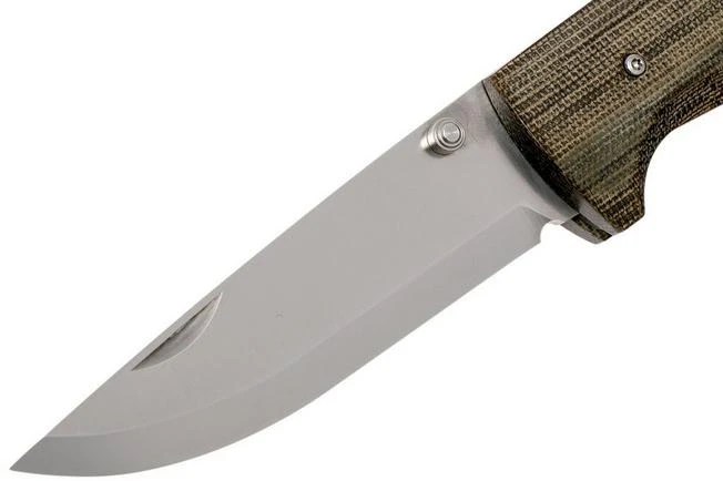 Brisa Borka 90 - N690 Scandi - Green Micarta-2850 3 Brisa Borka 90 - N690 Scandi - Green Micarta-2850 - Image 3