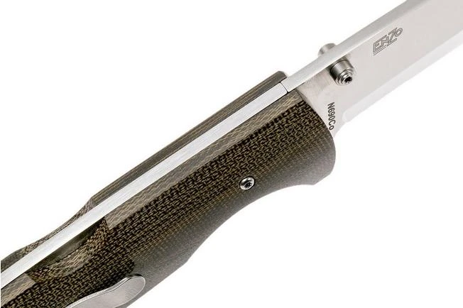 Brisa Borka 90 - N690 Scandi - Green Micarta-2850 6 Brisa Borka 90 - N690 Scandi - Green Micarta-2850 - Image 6