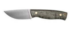 Brisa Skinner 90 - Elmax Flat - Stabilized Curly Birch 361 Hunting Knife