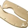 Flytanium Spyderco Tenacious Scales, Brass