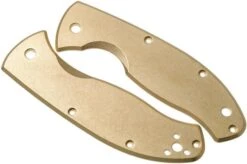 Flytanium Spyderco Tenacious Scales, Brass