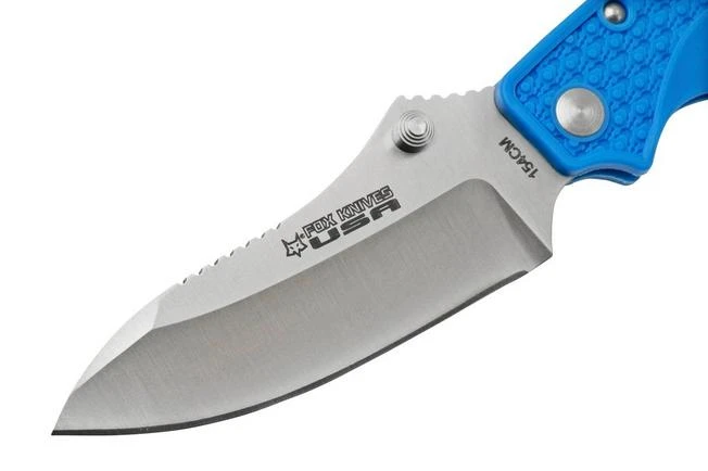 Fox Knives USA Forza Blue Droppoint FKU-AMI-DP-BLU Pocket Knife, Mike Vellekamp Design 3 Fox Knives USA Forza Blue Droppoint FKU-AMI-DP-BLU Pocket Knife, Mike Vellekamp Design - Image 3