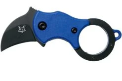 Fox Mini-KA FX-535BLB Blue & Black, Karambit Keychain Knife