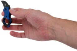 Fox Mini-KA FX-535BLB Blue & Black, Karambit Keychain Knife -Knife Sale Shop FOFX 535BLB 07 fox knives