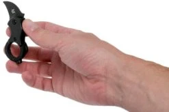 Fox Mini-Ka Folding Black W. Black Blade 14 Fox Mini-Ka Folding Black W. Black Blade -Knife Sale Shop FOFX 535B 07 fox knives