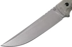 Fox Knives Ryu FX-634 MOD Green Canvas Micarta, Fixed Knife, Black Roc Knives Design -Knife Sale Shop FOFX 634MOD 03 fox knives