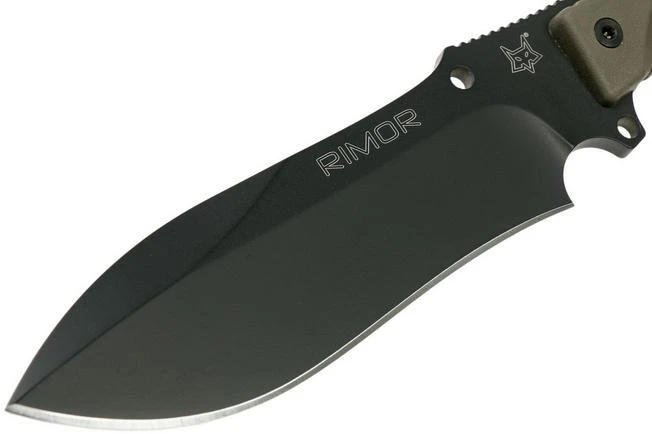 Fox Rimor Bushcraft FX-9CM07OD Black Outdoor Knife 3 Fox Rimor Bushcraft FX-9CM07OD Black Outdoor Knife - Image 3