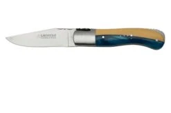 Fontenille Pataud Gentleman 10,5 Cm L8HBU Blue Hybrid Boxwood Pocket Knife