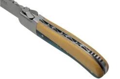 Fontenille Pataud Gentleman 10,5 Cm L8HBU Blue Hybrid Boxwood Pocket Knife -Knife Sale Shop FPL8HBU 06 fontenille pataud