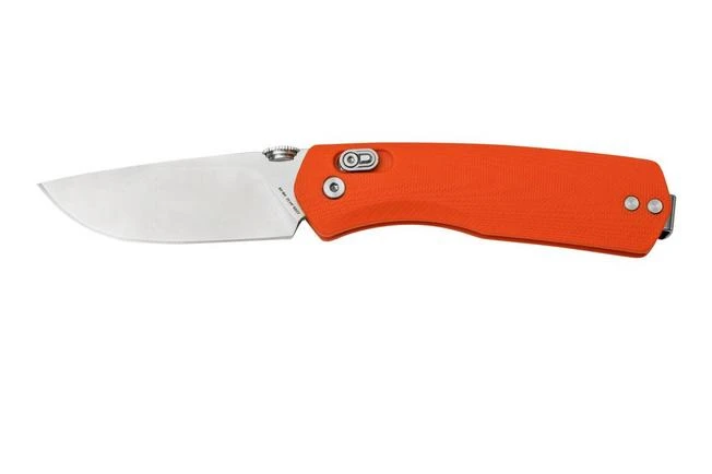 The James Brand The Carter Orange G10 + Stainless Straight, JAKN108188-00 Pocket Knife 1 The James Brand The Carter Orange G10 + Stainless Straight, JAKN108188-00 Pocket Knife