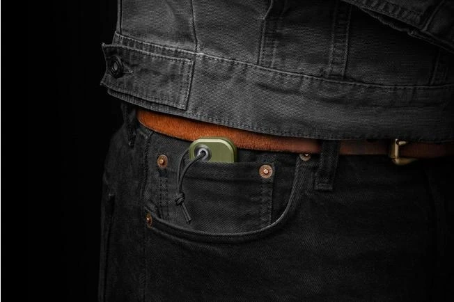 The James Brand The Palmer, OD Green Aluminum, Black KN121179-00 Utility Knife 4 The James Brand The Palmer, OD Green Aluminum, Black KN121179-00 Utility Knife - Image 4