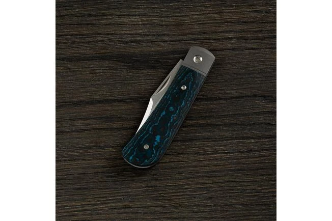 Jack Wolf Benny's Clip Fat Carbon Arctic Storm, BENNY-01-FCB, Slipjoint Pocket Knife 2 Jack Wolf Benny's Clip Fat Carbon Arctic Storm, BENNY-01-FCB, Slipjoint Pocket Knife - Image 2