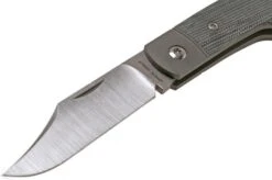 Jack Wolf Sharpshooter Jack, Black Canvas Micarta SHSH-MBK Slipjoint Pocket Knife -Knife Sale Shop JW SHSH MBK 05 jackwolf