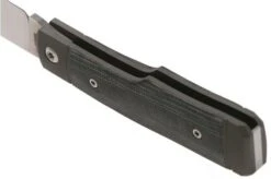 Jack Wolf Sharpshooter Jack, Black Canvas Micarta SHSH-MBK Slipjoint Pocket Knife -Knife Sale Shop JW SHSH MBK 06 jackwolf