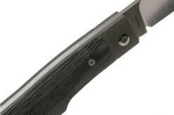 Jack Wolf Sharpshooter Jack, Black Canvas Micarta SHSH-MBK Slipjoint Pocket Knife -Knife Sale Shop JW SHSH MBK 07 jackwolf