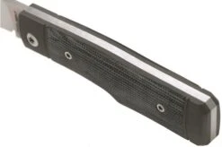 Jack Wolf Sharpshooter Jack, Black Canvas Micarta SHSH-MBK Slipjoint Pocket Knife -Knife Sale Shop JW SHSH MBK 08 jackwolf