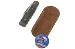 Jack Wolf Sharpshooter Jack, Black Canvas Micarta SHSH-MBK Slipjoint Pocket Knife -Knife Sale Shop JW SHSH MBK 10 jackwolf