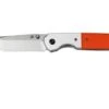 Kansept Warrior T1005T3 Stonewashed Tanto, Orange G10 Pocket Knife, Kim Ning Design
