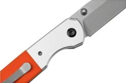 Kansept Warrior T1005T3 Stonewashed Tanto, Orange G10 Pocket Knife, Kim Ning Design 10 Kansept Warrior T1005T3 Stonewashed Tanto, Orange G10 Pocket Knife, Kim Ning Design -Knife Sale Shop KST1005T3 05 kansept