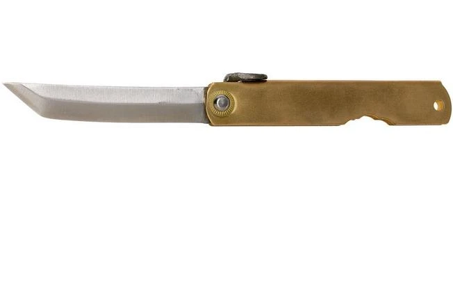 Higonokami Pocket Knife 7,7 Cm HIGO12BR, White Paper Steel, Tanto 1 Higonokami Pocket Knife 7,7 Cm HIGO12BR, White Paper Steel, Tanto