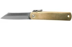 Higonokami Pocket Knife 5 Cm HIGO75RS, SK-carbon Steel, Messing