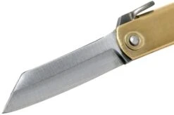 Higonokami Pocket Knife 5 Cm HIGO75RS, SK-carbon Steel, Messing -Knife Sale Shop KT HIGO75RS 03 higonokami