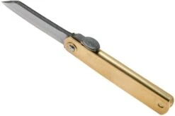 Higonokami Pocket Knife 5 Cm HIGO75RS, SK-carbon Steel, Messing -Knife Sale Shop KT HIGO75RS 06 higonokami