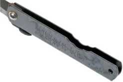 Higonokami Pocket Knife 7.3 Cm HIGOC3, Blue Paper Steel, Grey Black Glitter 12 Higonokami Pocket Knife 7.3 Cm HIGOC3, Blue Paper Steel, Grey Black Glitter -Knife Sale Shop KT HIGOC3 05 higonokami