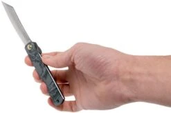 Higonokami Pocket Knife 7.3 Cm HIGOC3, Blue Paper Steel, Grey Black Glitter 14 Higonokami Pocket Knife 7.3 Cm HIGOC3, Blue Paper Steel, Grey Black Glitter -Knife Sale Shop KT HIGOC3 07 higonokami